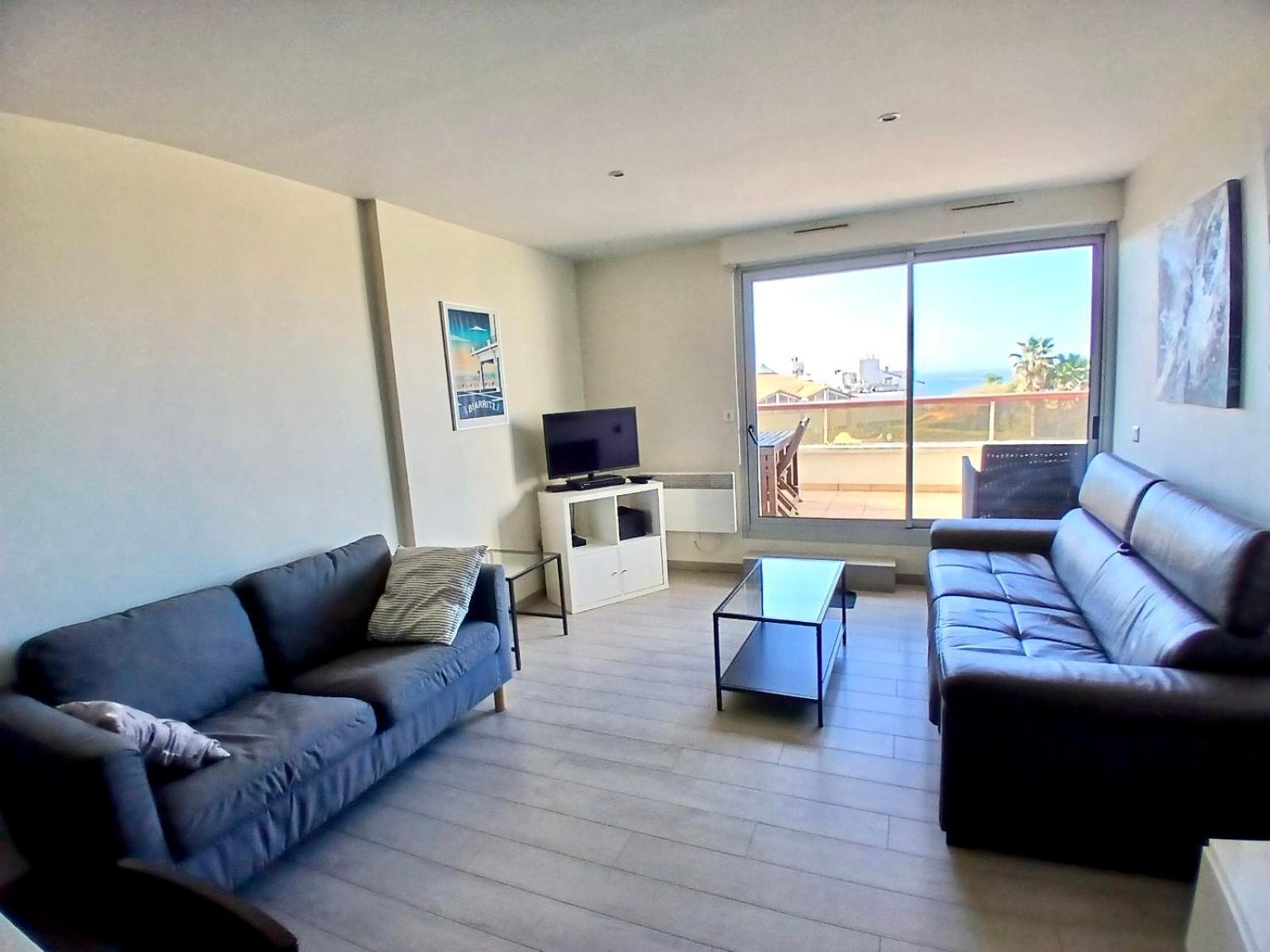 Vue Sur Mer Et Plage De Marbella Biarriz Exterior foto